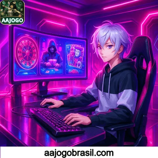 Imagem promovendo download gratuito do app AAJOGO